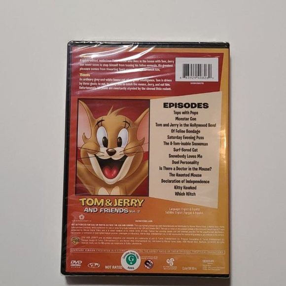Tom and Jerry & Friends Vol. 2 DVD - 14 episodes - New Sealed - Picture 2 of 2
